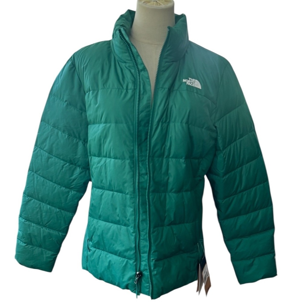 The North Face Minoqua Down Jacket Evergreen Green Puffer Womens XL NF0A55XBHL1